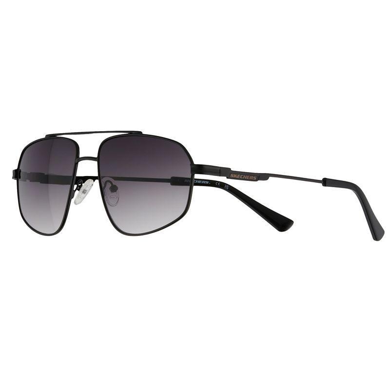 Mens Skechers 58 mm Oversized Navigator Sunglasses Product Image