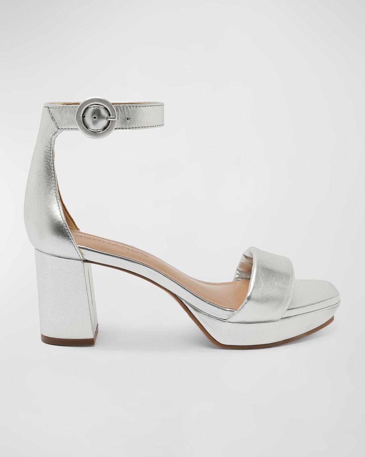 BERNARDO FOOTWEAR Carla Square Toed Ankle Strap Sandal Product Image