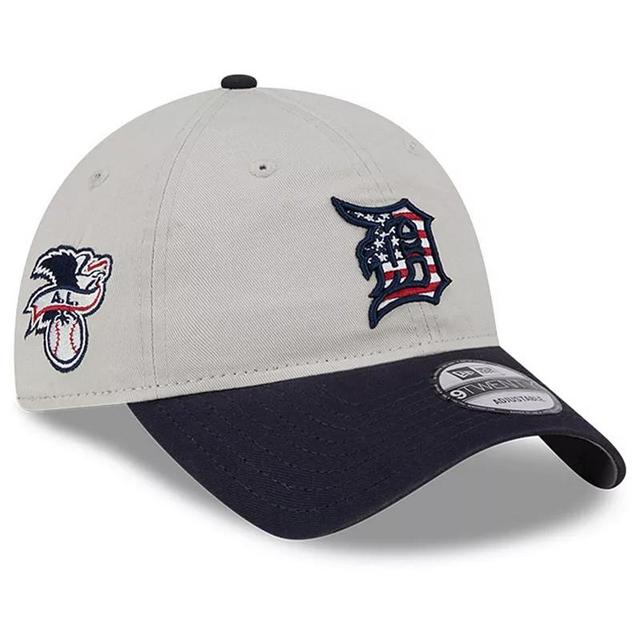 Mens New Era Khaki/Black Detroit Tigers 2024 Fourth of July 9TWENTY Adjustable Hat Product Image