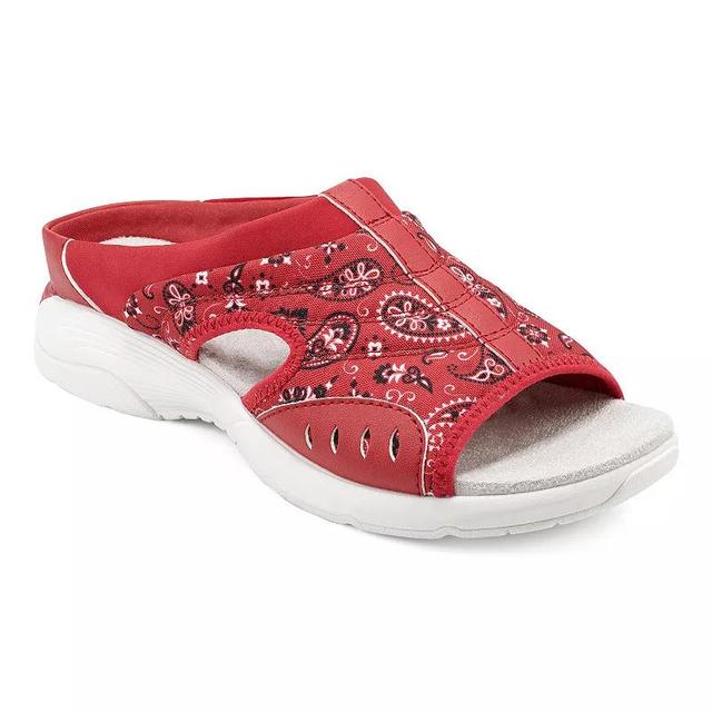 Easy Spirit Womens Traciee Square Toe Casual Flat Sandals Product Image