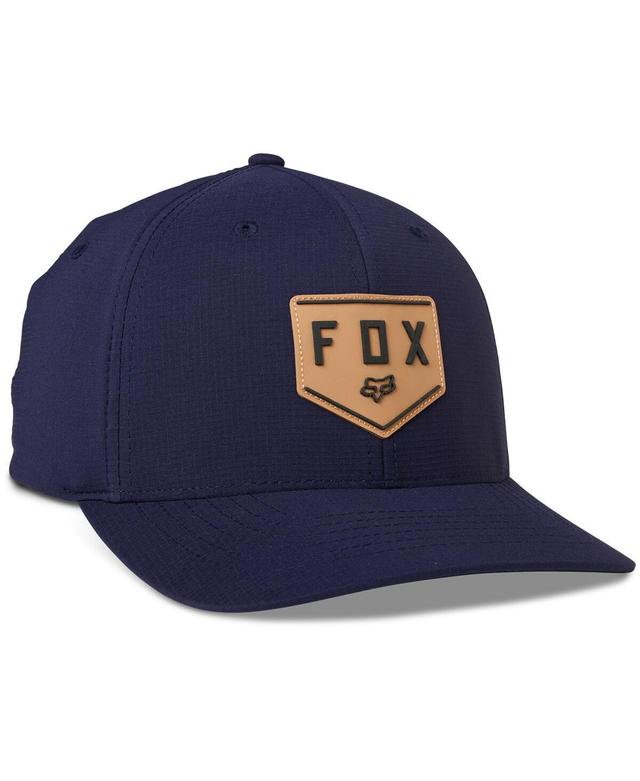 Mens Fox Navy Shield Tech Flex Hat Product Image