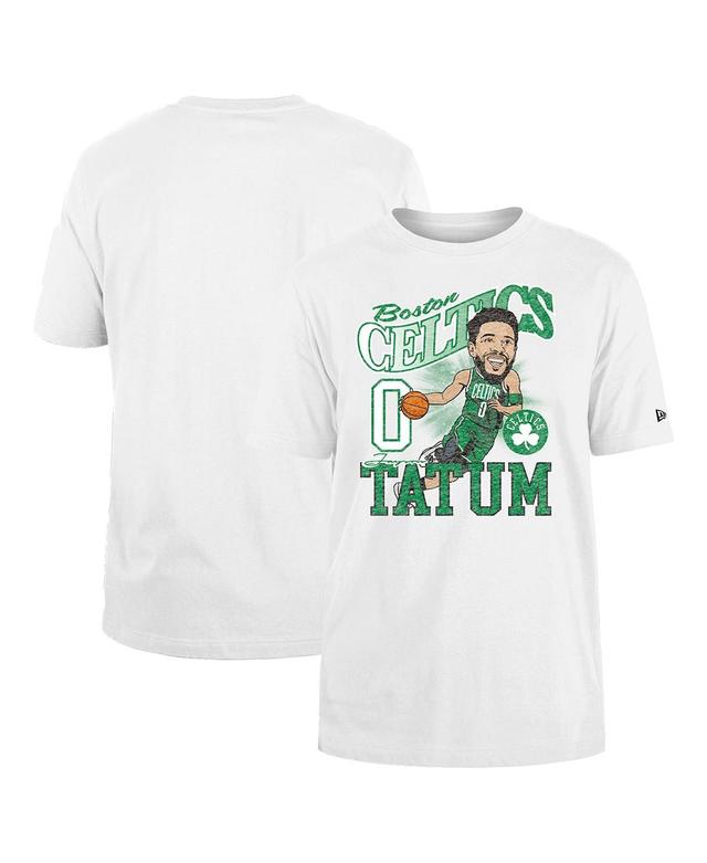 Mens New Era Jayson Tatum Boston Celtics Caricature Player T-Shirt Product Image