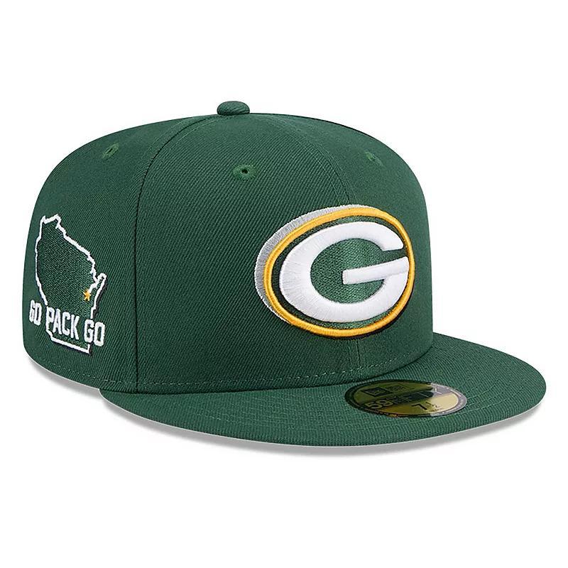 Mens New Era Green Green Bay Packers 2024 NFL Draft 59FIFTY Fitted Hat Product Image