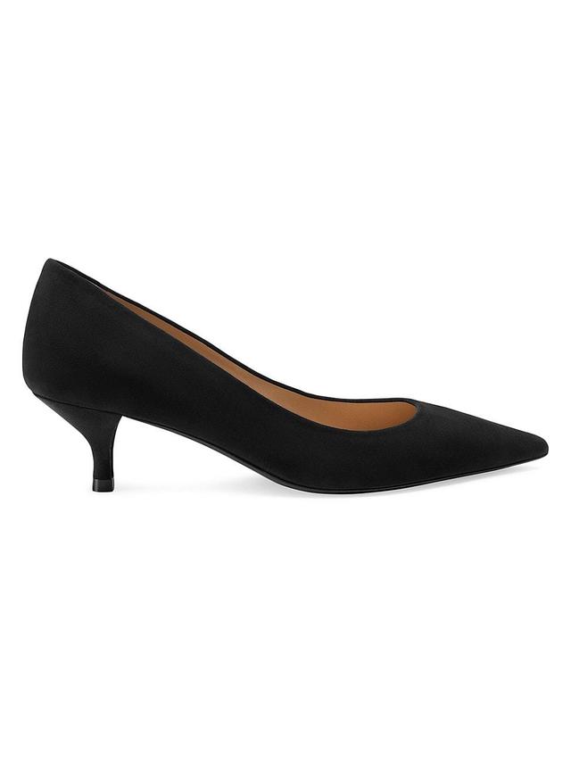 Womens Power 50MM Suede Kitten-Heel Pumps Product Image