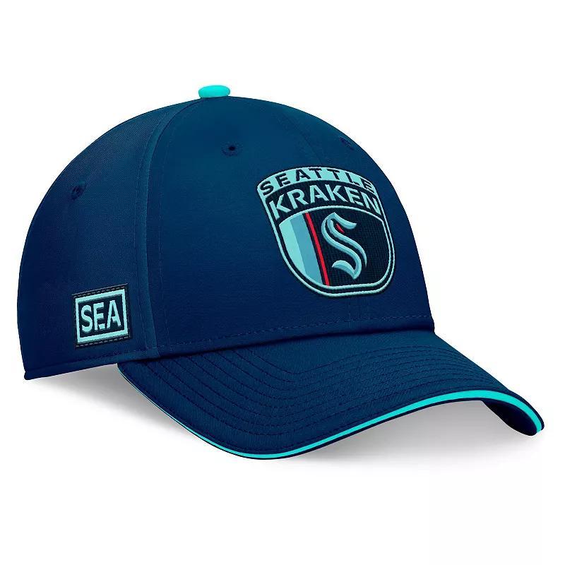 Mens Fanatics Deep Sea Blue Seattle Kraken 2024 NHL Draft Flex Hat Krk Blue Product Image