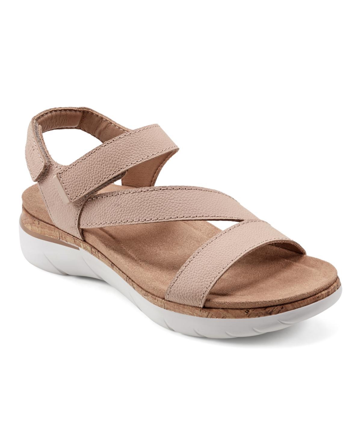 Earth Womens Roni Almond Toe Flat Strappy Casual Sandals Product Image