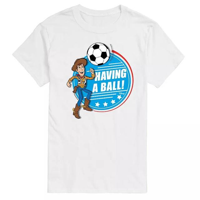 Disney / Pixars Toy Story Woody Mens Having A Ball Graphic Tee Product Image