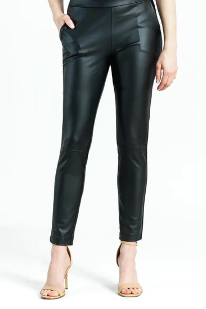 Clara Sunwoo Liquid Leather Sheen Skinny Pocket Pant Product Image