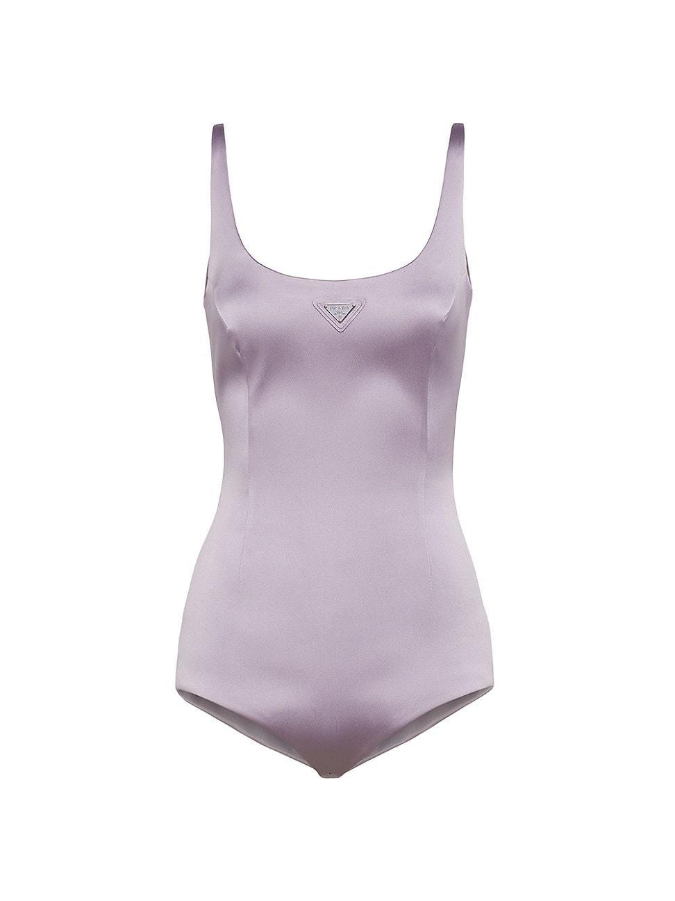 Womens Stretch Satin Bodysuit Product Image