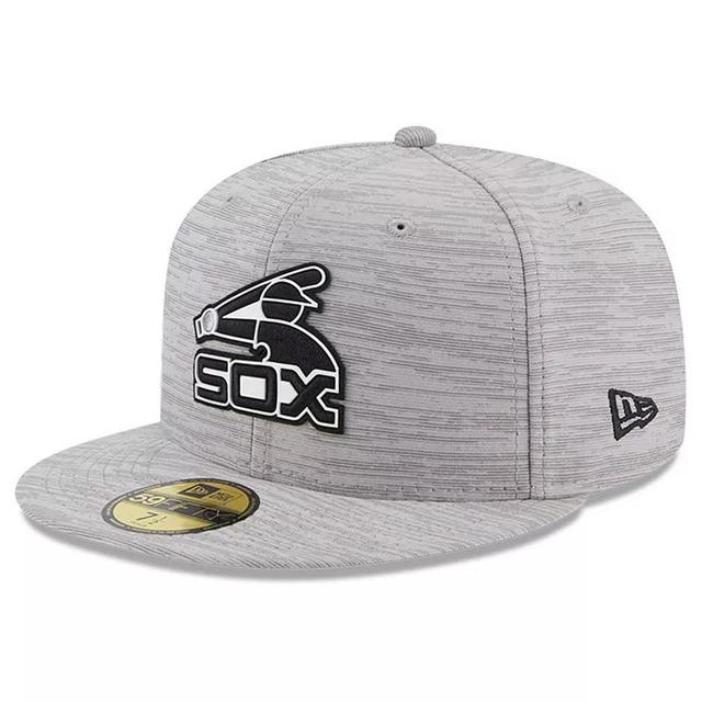 Mens New Era Gray Chicago White Sox 2023 Clubhouse 59FIFTY Fitted Hat Product Image