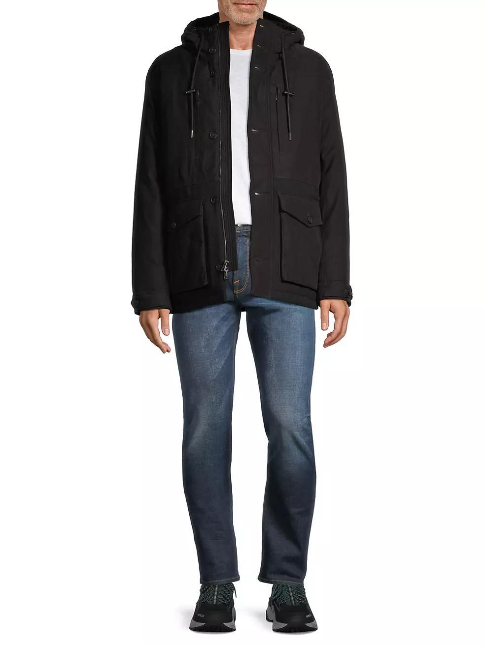 Blocked Parka Jacket Product Image