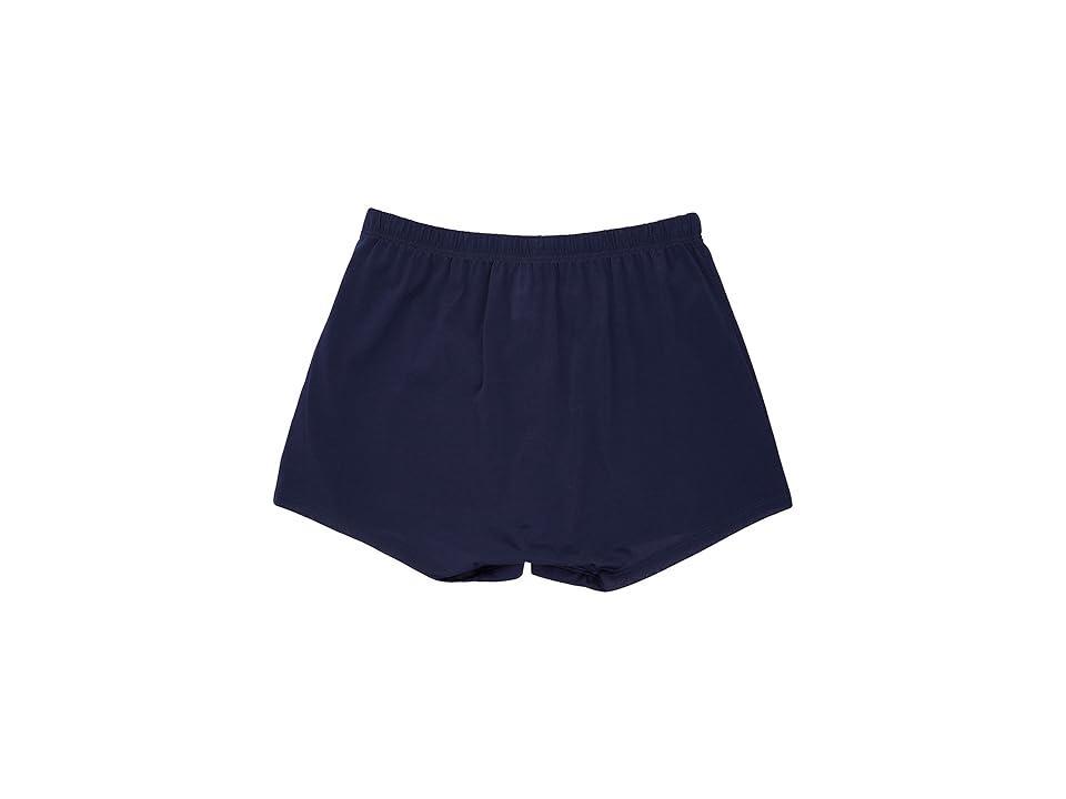 Hanro Cotton Sporty Knit Boxer (Midnight Navy) Men's Underwear Product Image