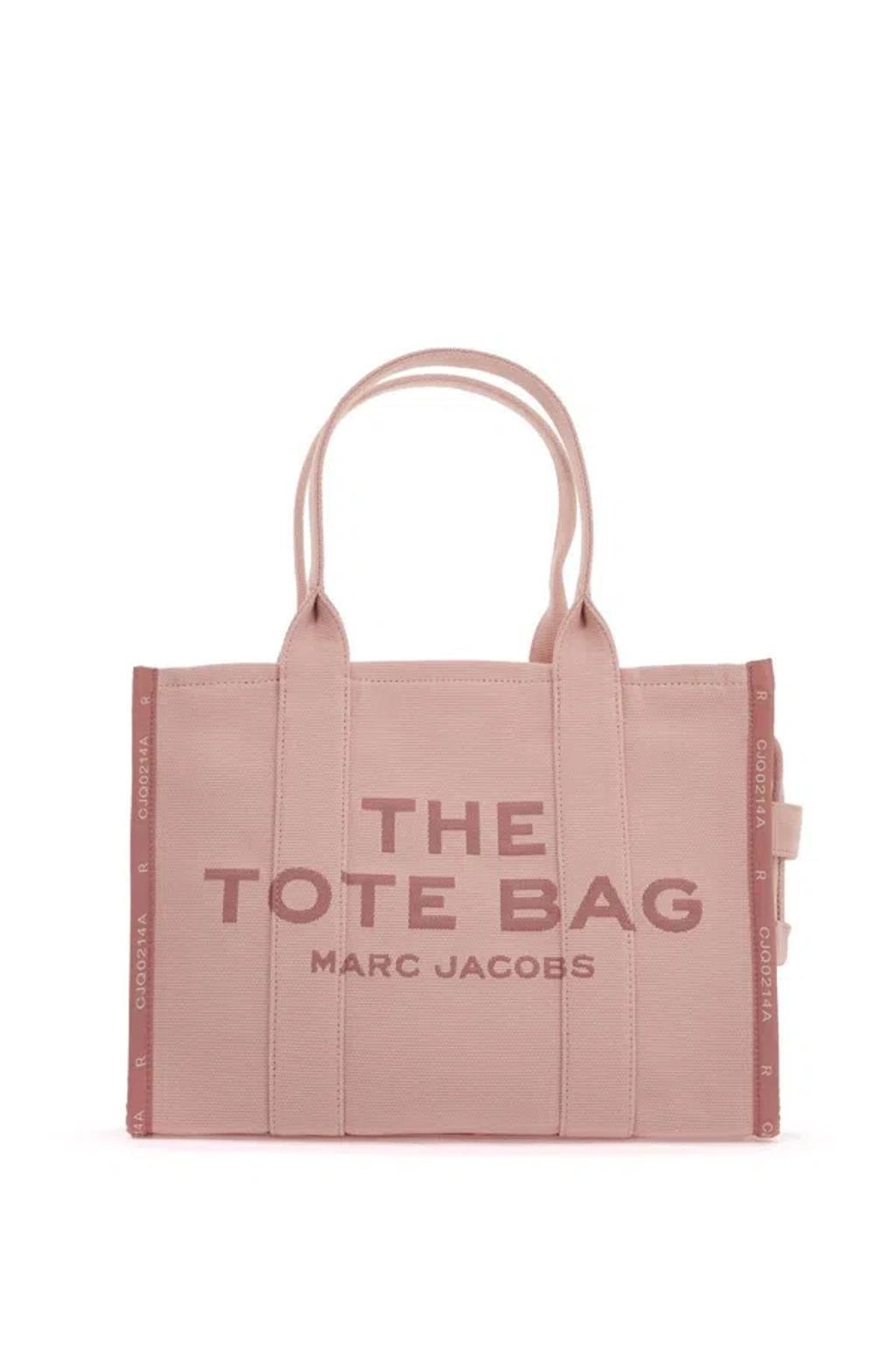 MARC JACOBS Light Pink The Large Jacquard Tote Product Image