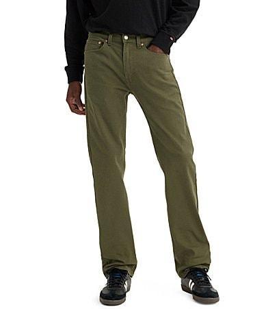 Mens Levis 506 Comfort Straight Jeans Olive Black Dream Product Image