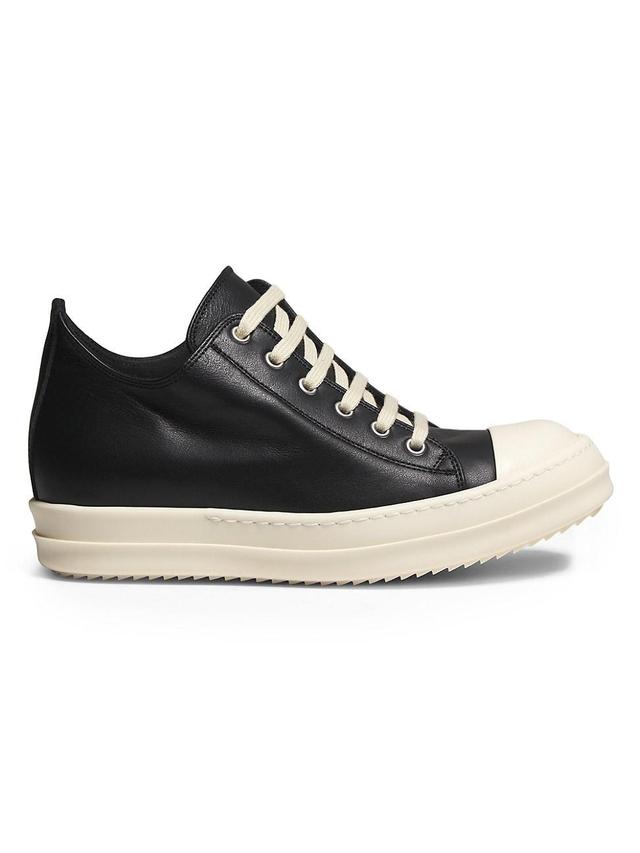 Womens Leather Low-Top Sneakers Product Image