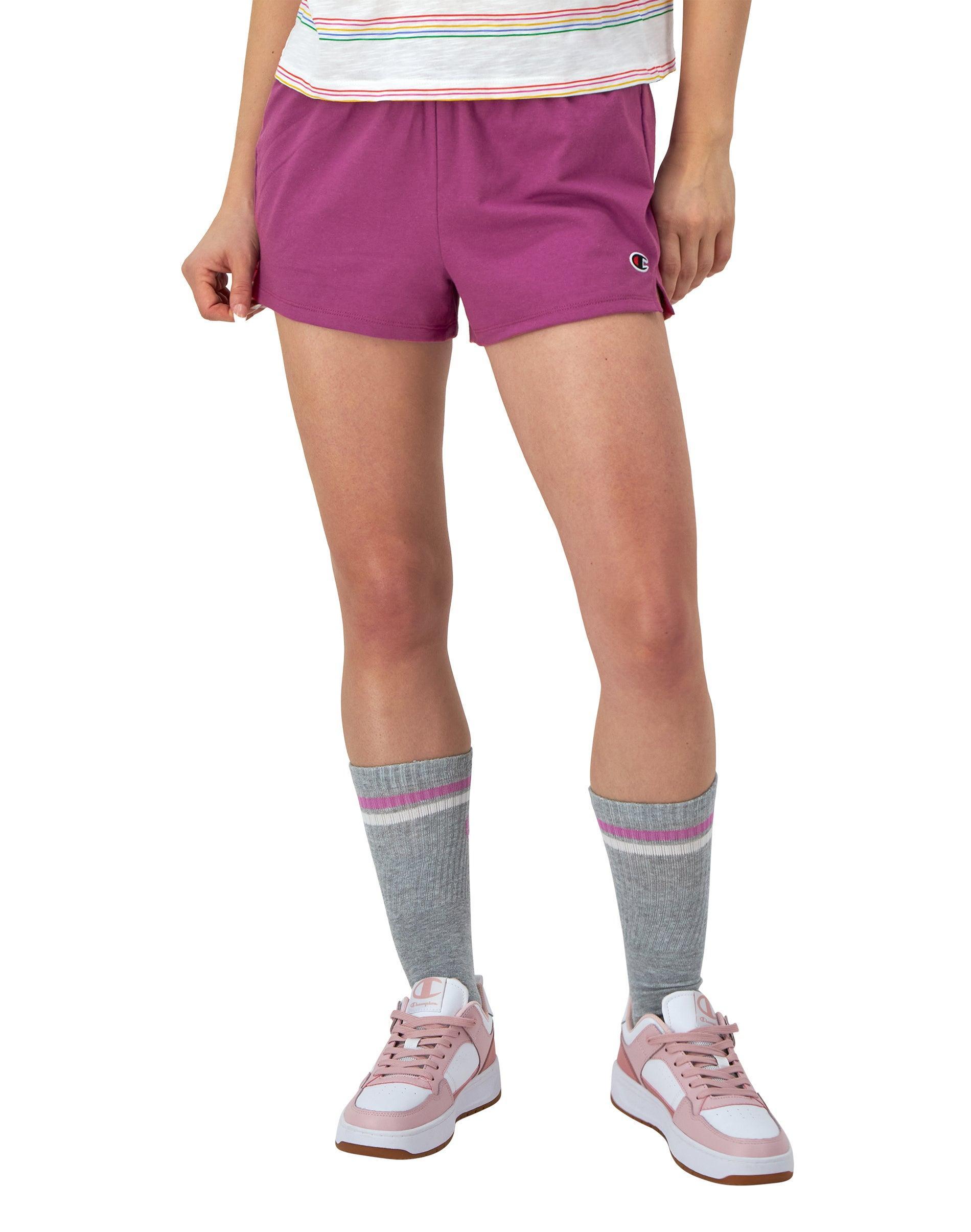 Womens Champion Practice Shorts, C Logo, 3.5 Oxford Grey XL Product Image