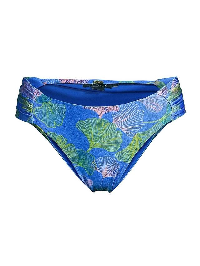 Womens Ocean Leaf Low-Waist Bikini Bottom Product Image