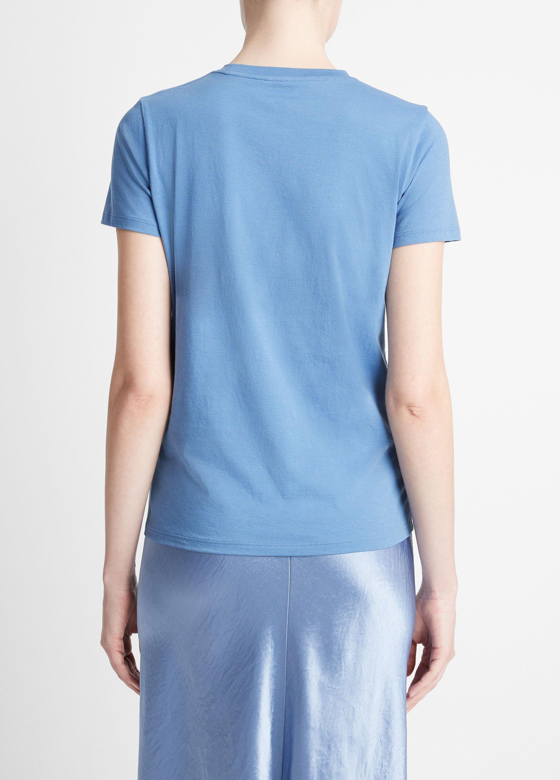 Essential Pima Cotton Crew Neck T-Shirt Product Image