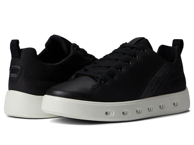 ECCO Street 720 Vented GORE-TEX(r) Waterproof Athletic Sneaker Black) Men's Shoes Product Image