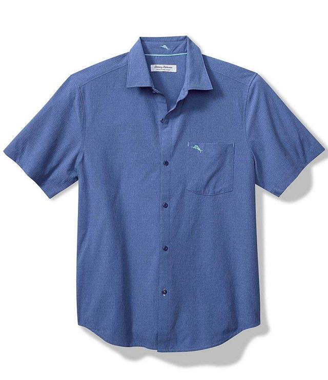 Tommy Bahama Big & Tall Short Sleeve Bahama Coast Sandypoint Woven Shirt Product Image