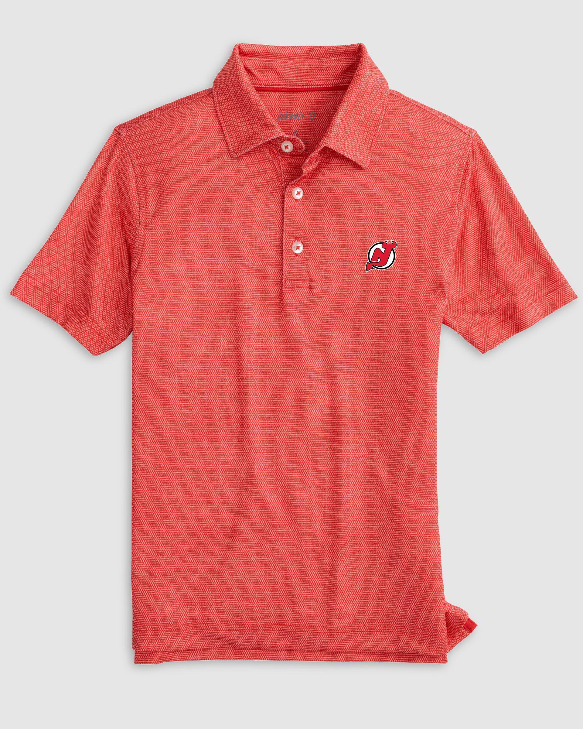 johnnie-O New Jersey Devils Gibson Jr. Jersey Performance Polo Product Image