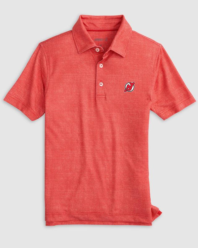 johnnie-O New Jersey Devils Gibson Jr. Jersey Performance Polo Product Image