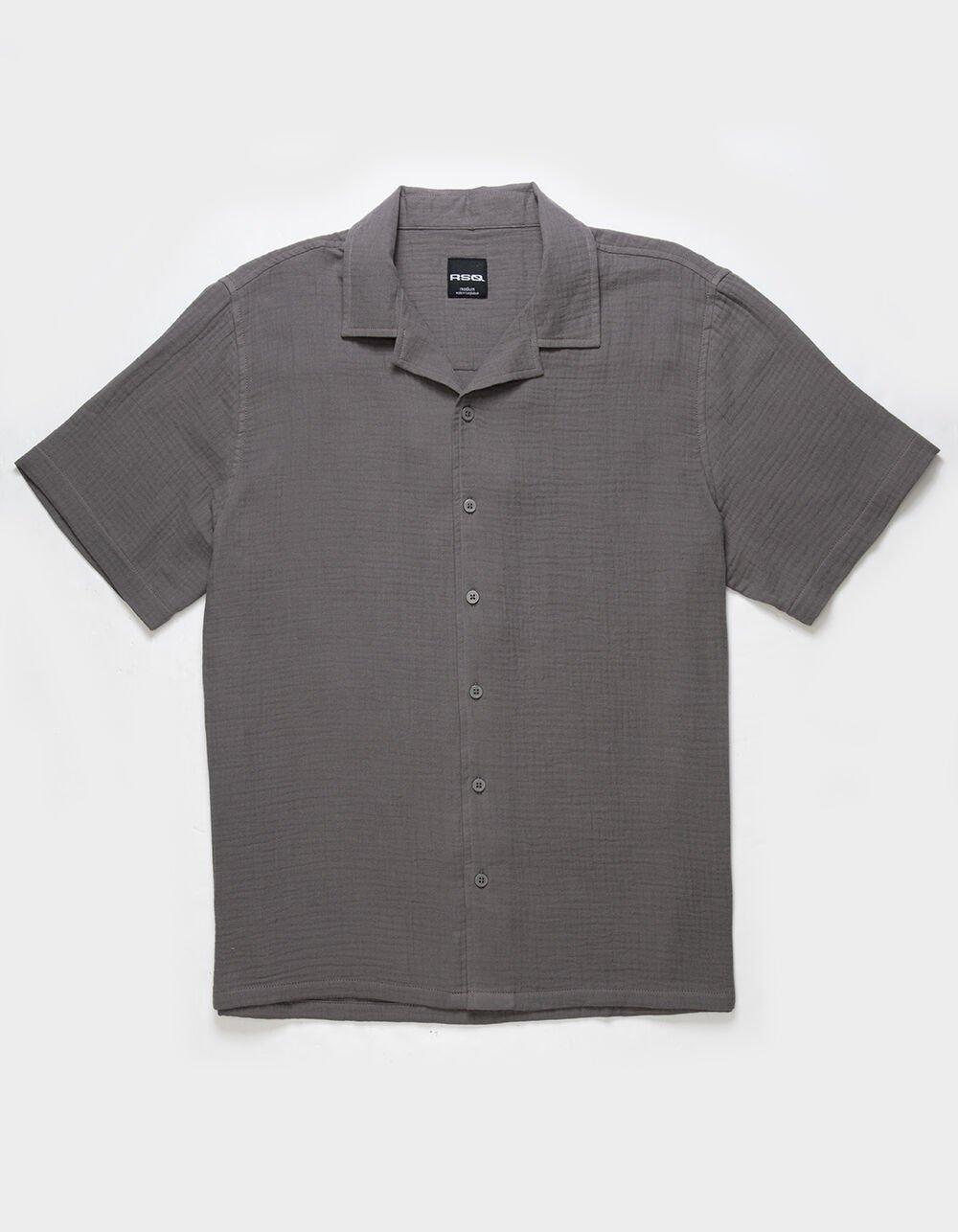 RSQ Mens Gauze Camp Shirt Product Image