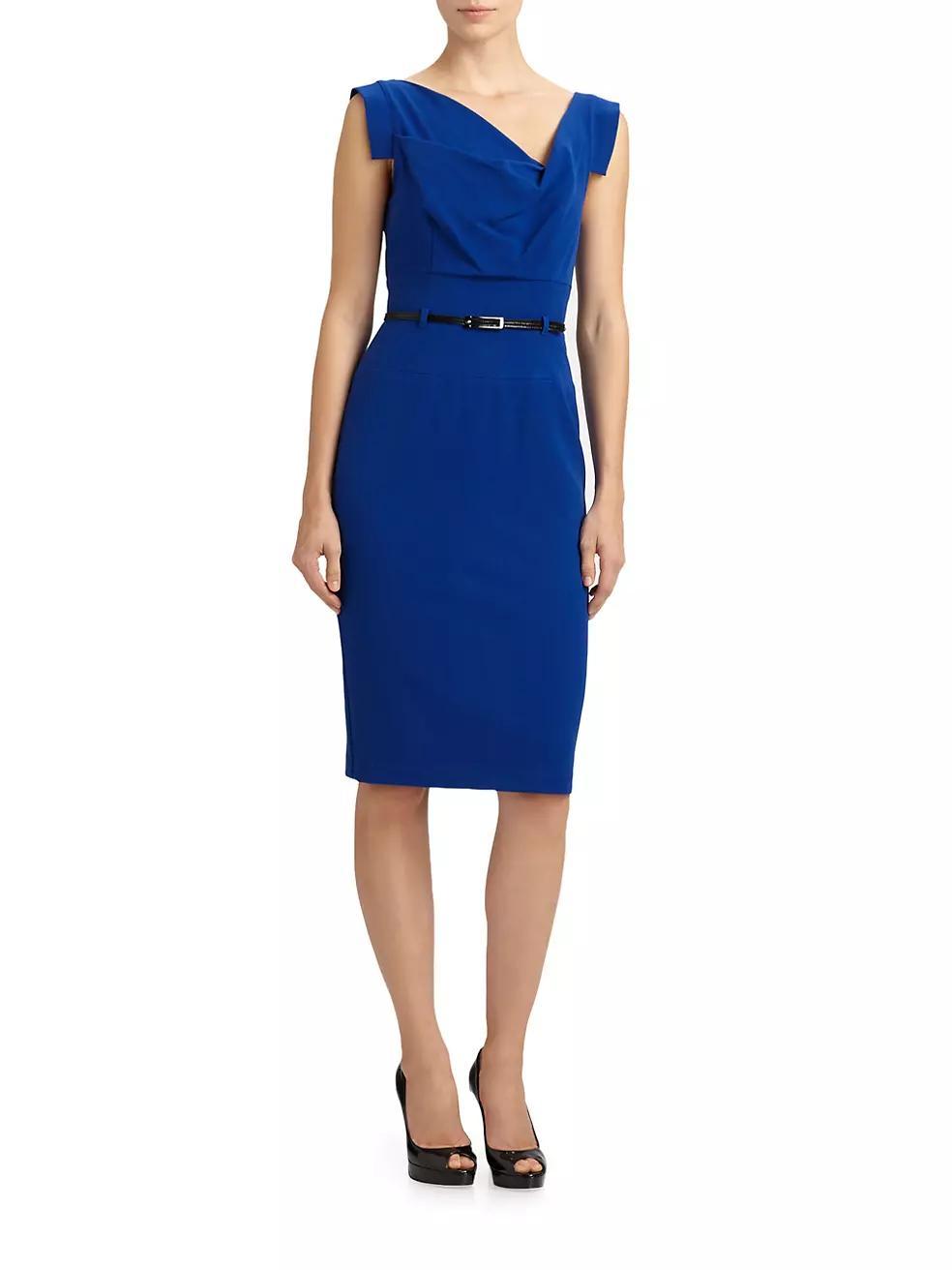 Jackie Belted Sheath Dress Product Image