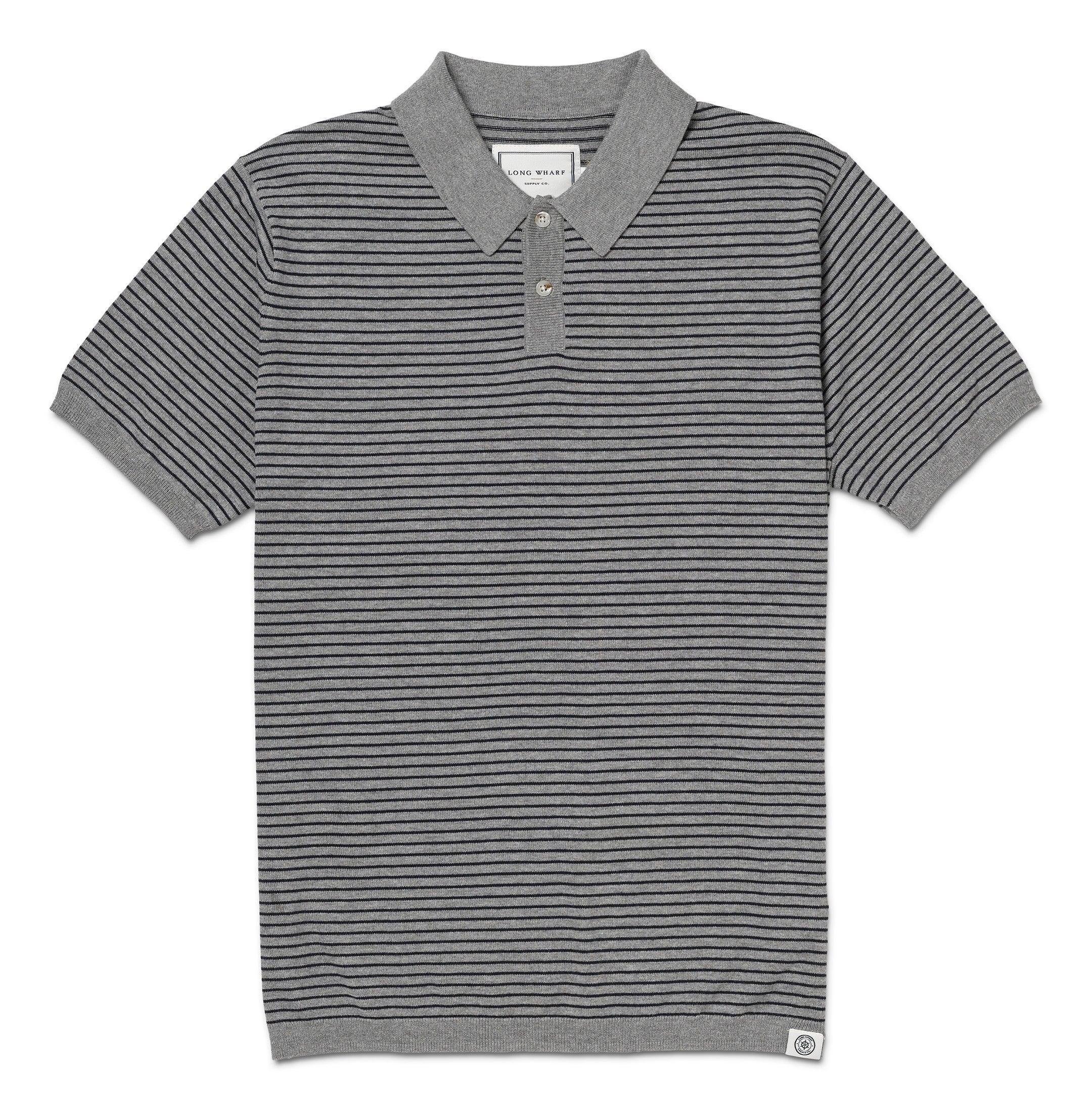 SeaWell™ Striped Knit Polo Male Product Image