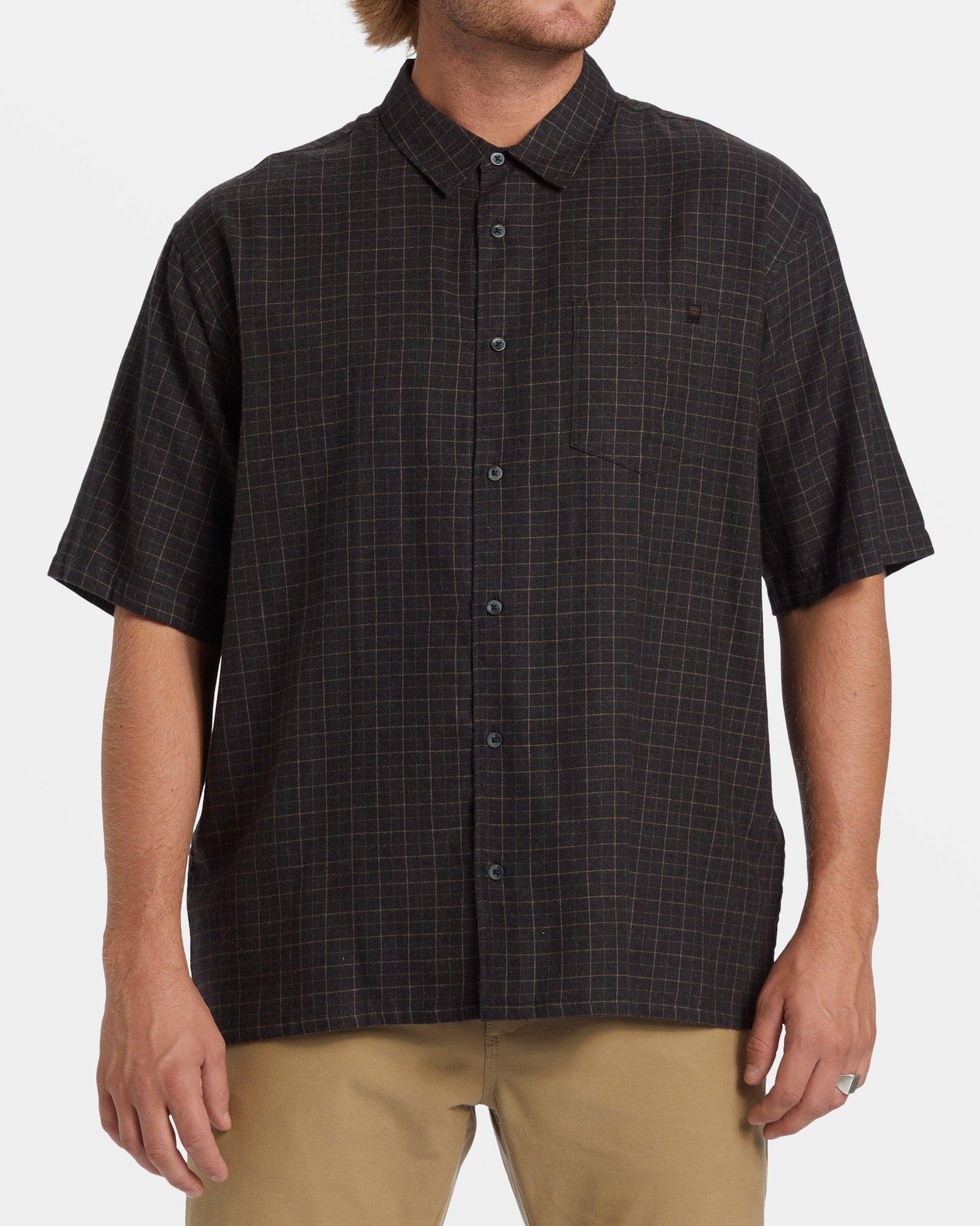 Mogul Short Sleeve Shirt - Washed Black Male Product Image