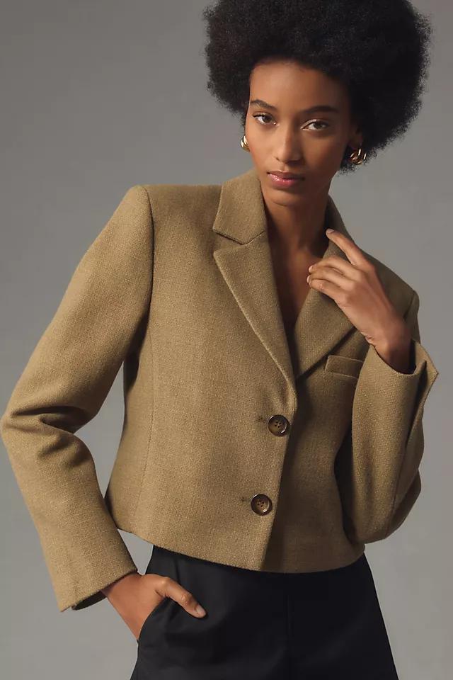 By Anthropologie Cropped Blazer Product Image