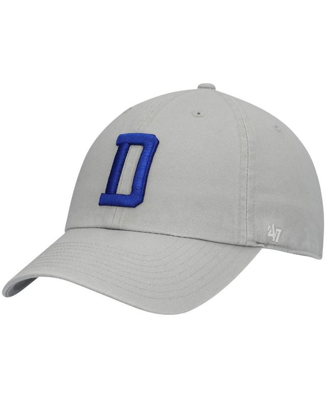 Mens Gray Dallas Cowboys Clean Up Adjustable Hat Product Image