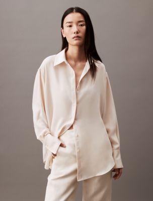 Classic Button-Down Tunic Shirt Product Image