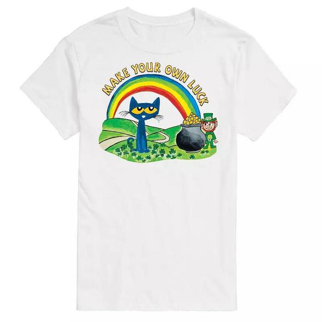 Mens Pete The Cat Pot of Gold Tee White Product Image