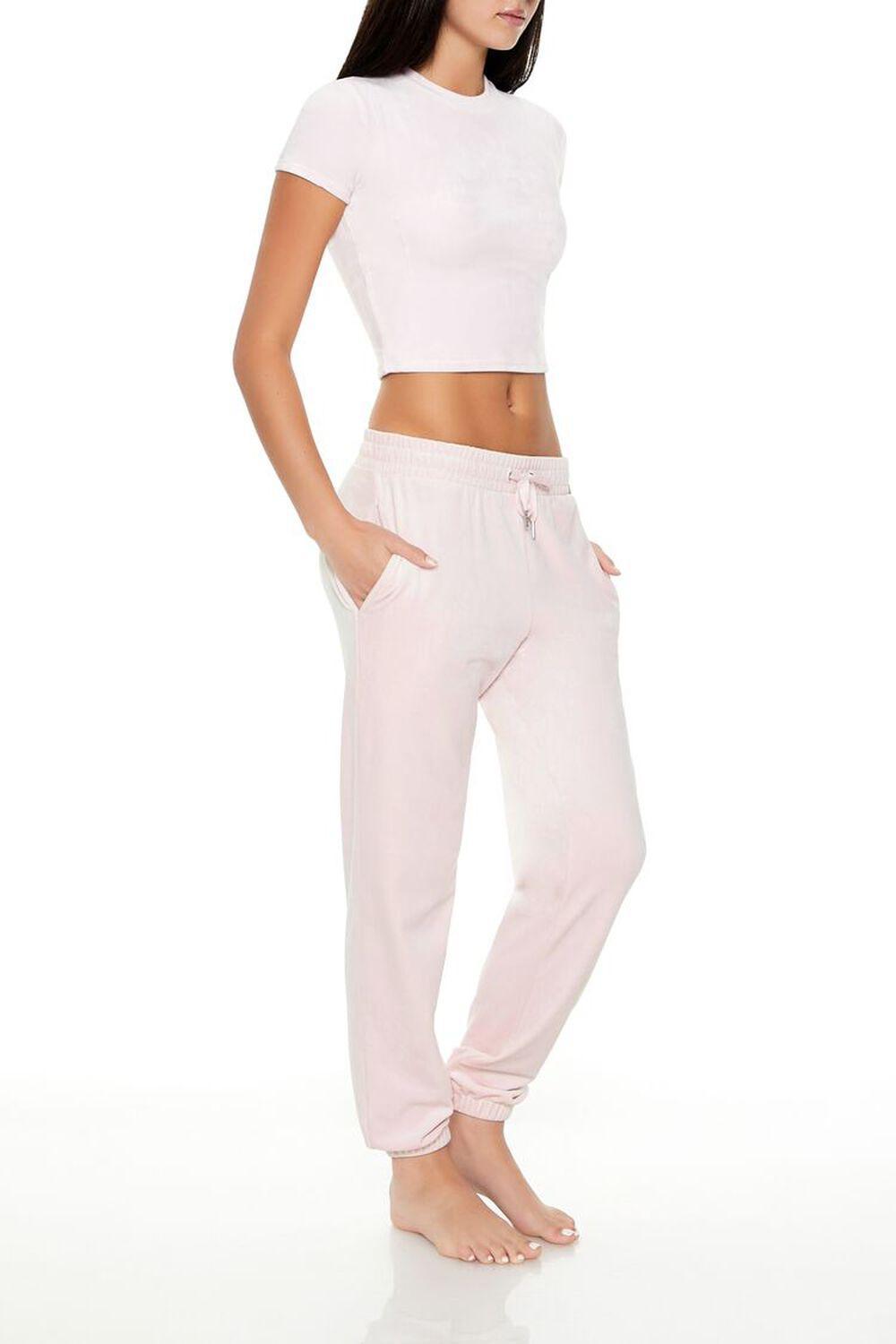 Velour Drawstring Joggers | Forever 21 Product Image