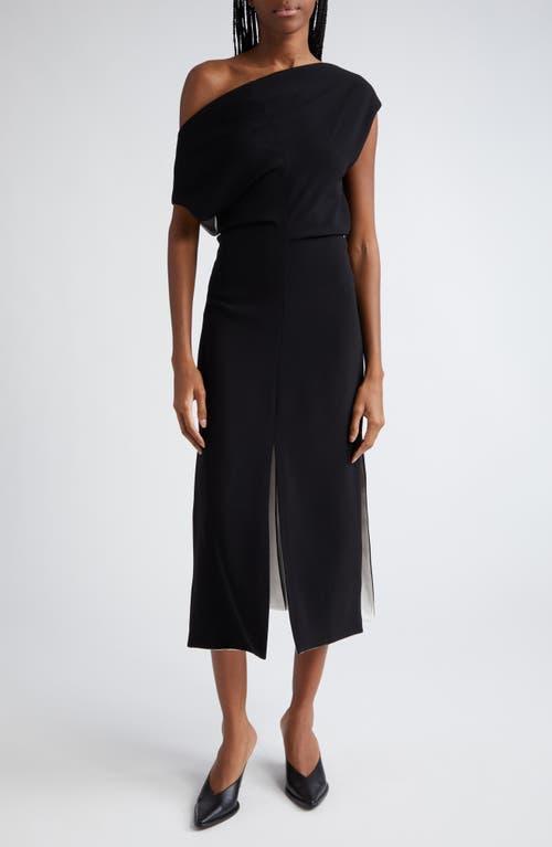 Proenza Schouler Rosa Off the Shoulder Matte Crepe Midi Dress Product Image