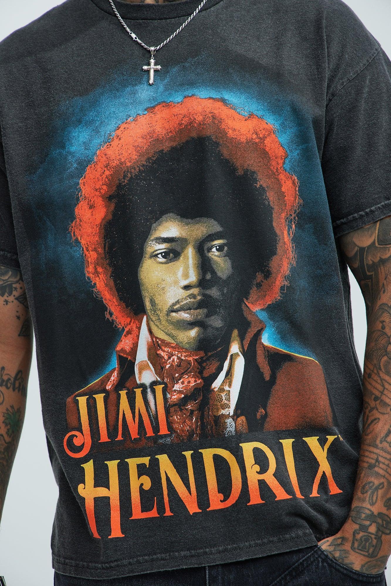 Jimi Hendrix Changes Short Sleeve Tee - Black Product Image