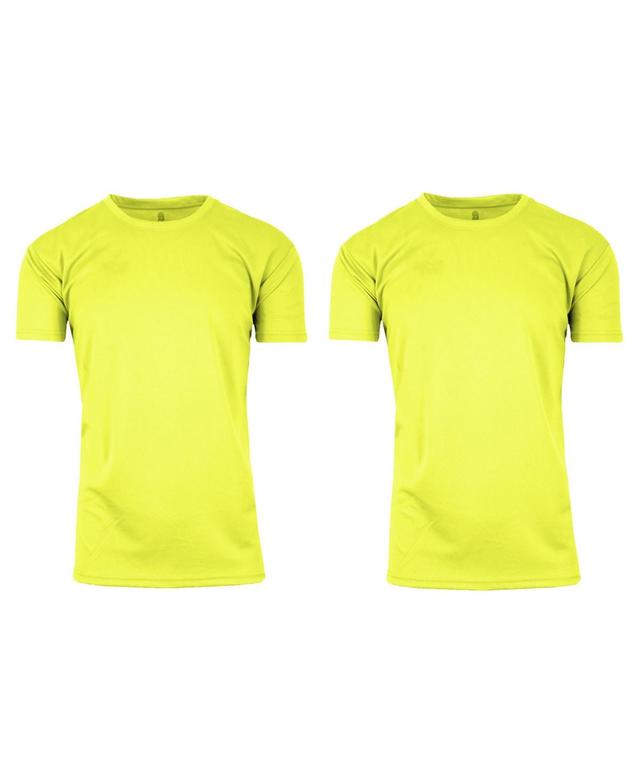 Galaxy By Harvic Mens Short Sleeve Moisture-Wicking Quick Dry Performance Crew Neck Tee -2 Pack Product Image