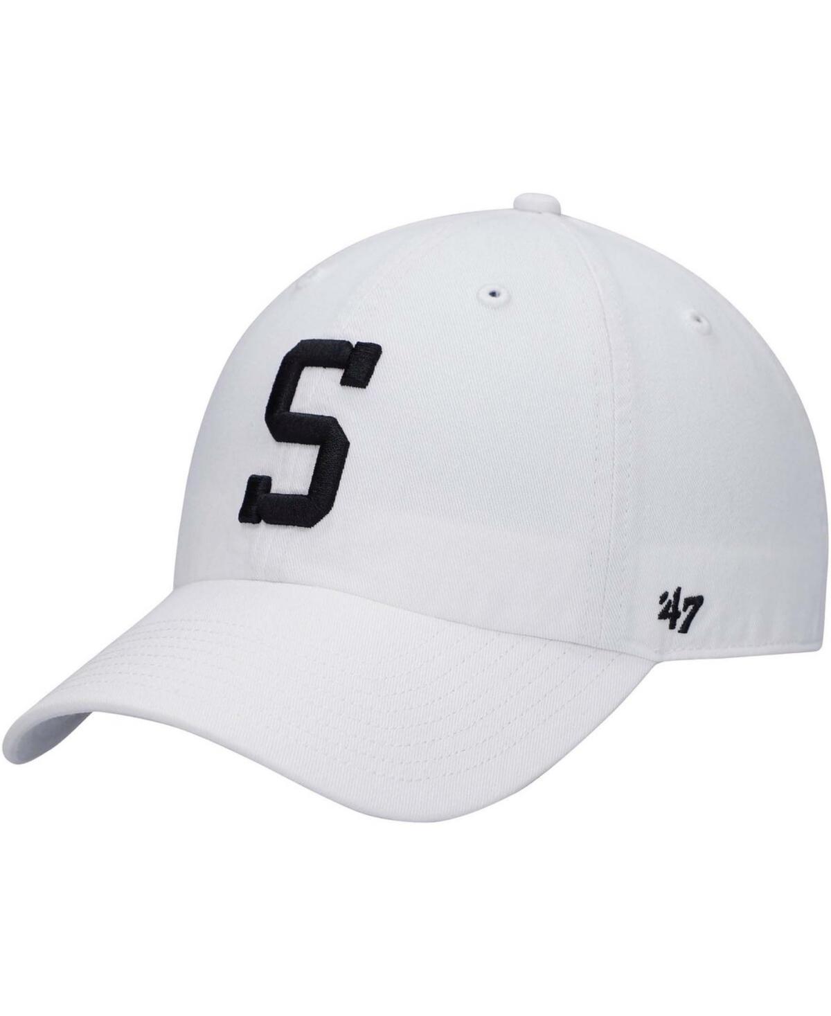 Mens White Pittsburgh Steelers Clean Up Adjustable Hat Product Image