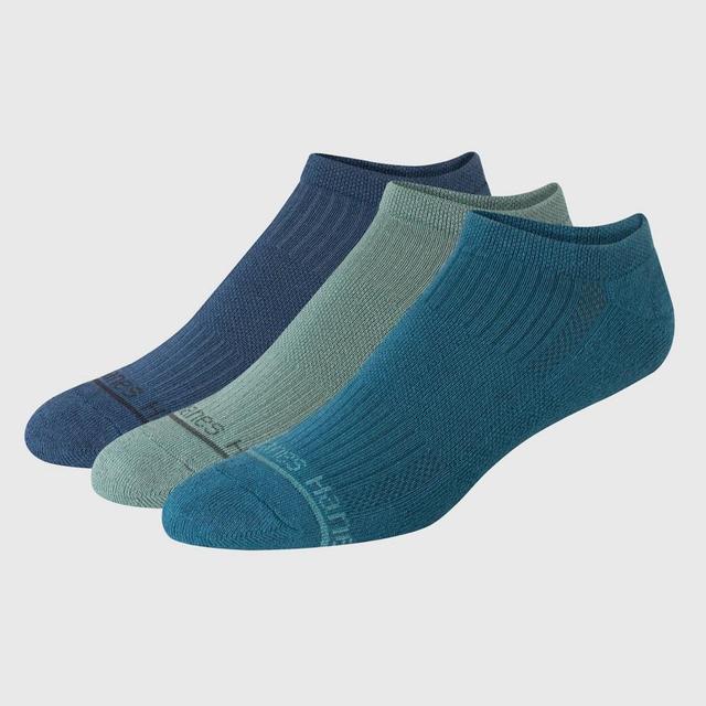 Hanes Originals Premium Mens SuperSoft No Show Socks 3pk 6-12 Product Image