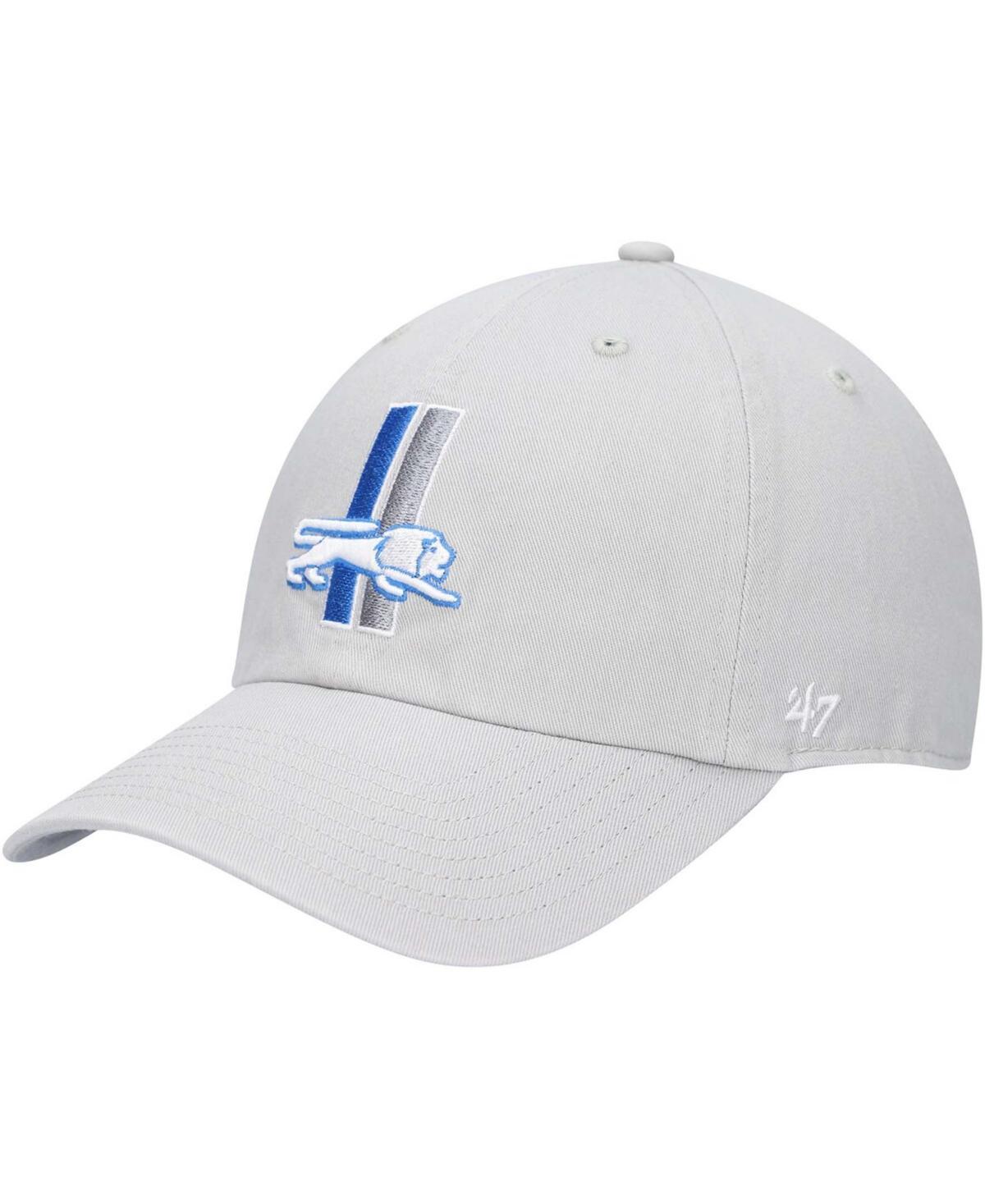 47 Brand Mens Detroit Lions Clean Up Legacy Adjustable Cap Product Image