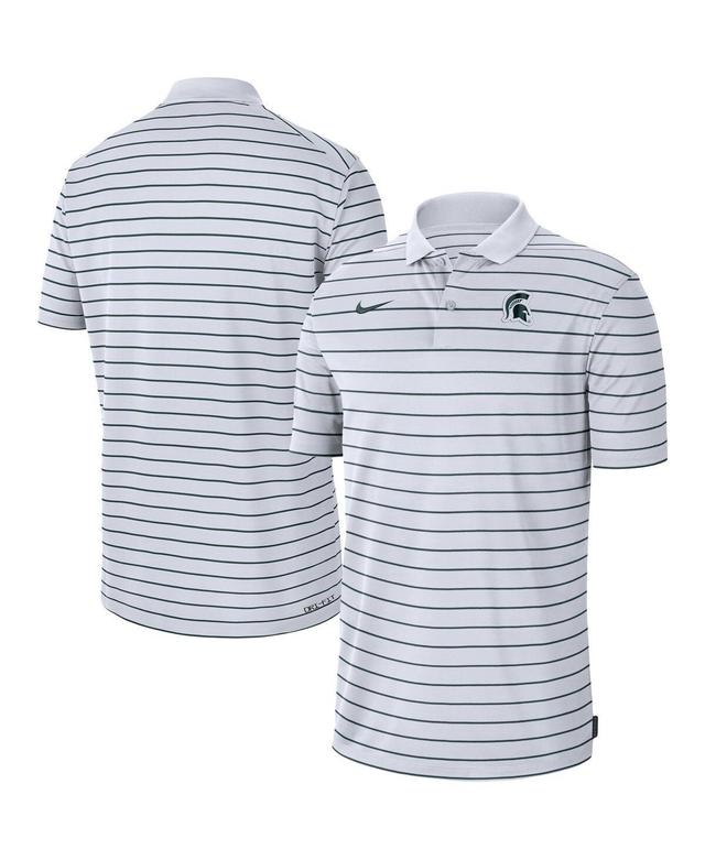 Mens Nike White Michigan State Spartans Icon Victory Coaches 2022 Early Season Performance Polo Shirt Product Image