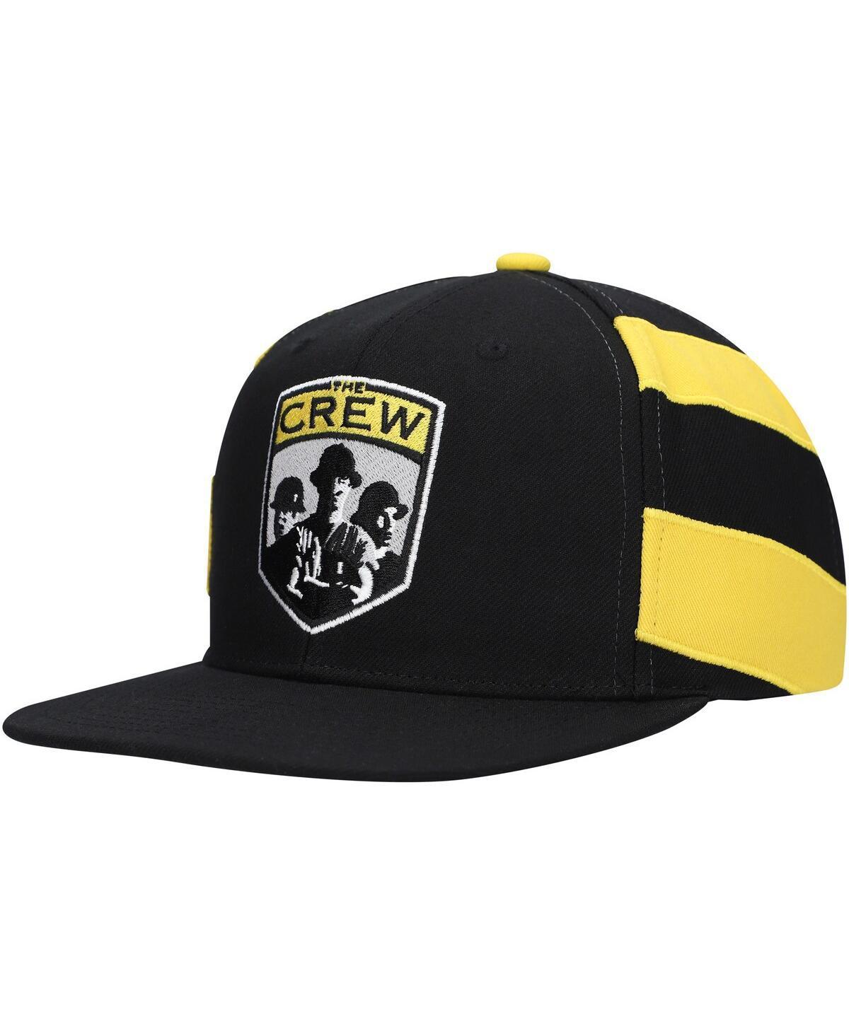 Mens Mitchell & Ness Black Columbus Crew Jersey Hook Snapback Hat Product Image