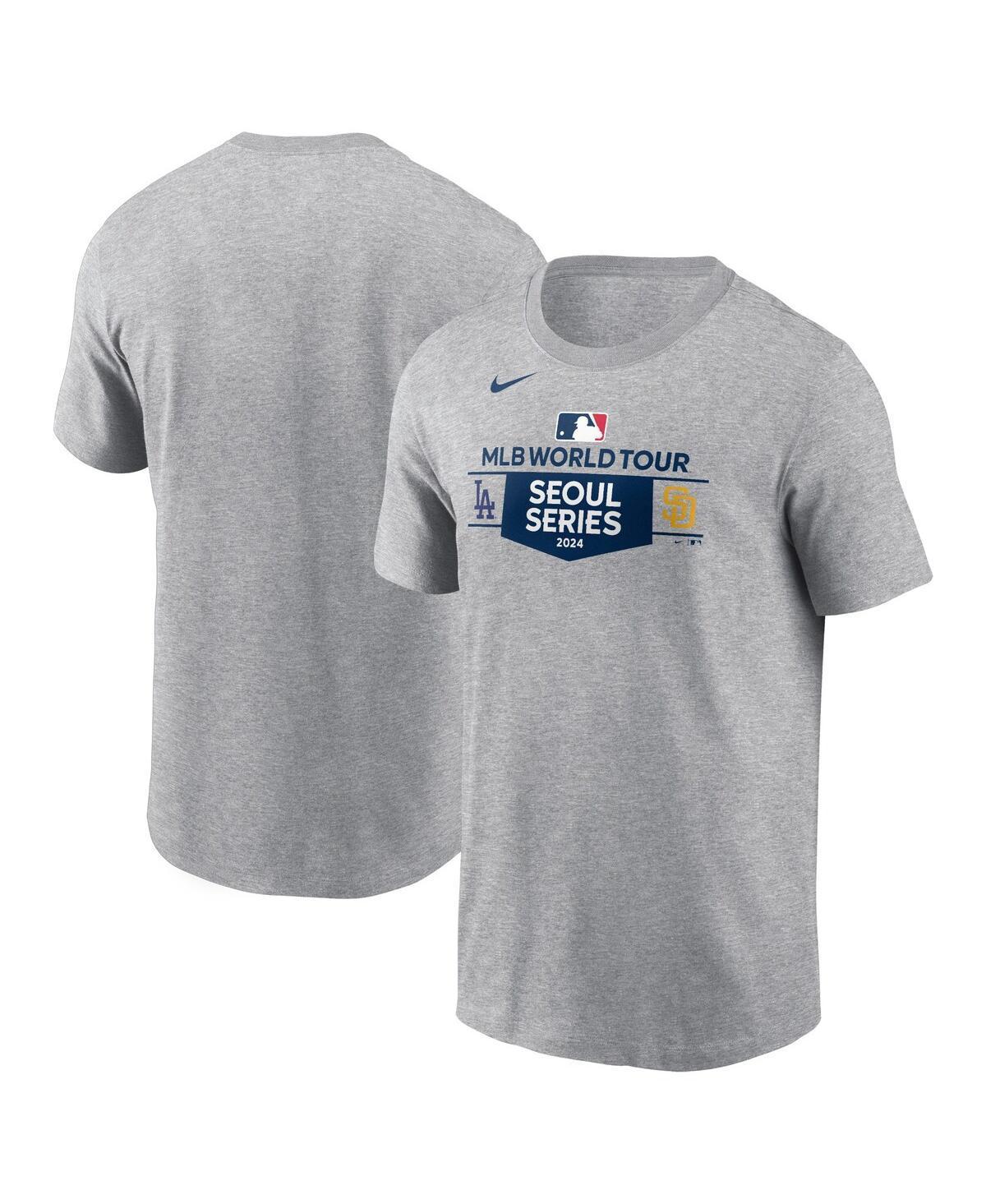 Mens Nike Heather Gray 2024 Mlb World Tour: Seoul Series Matchup T-shirt Product Image