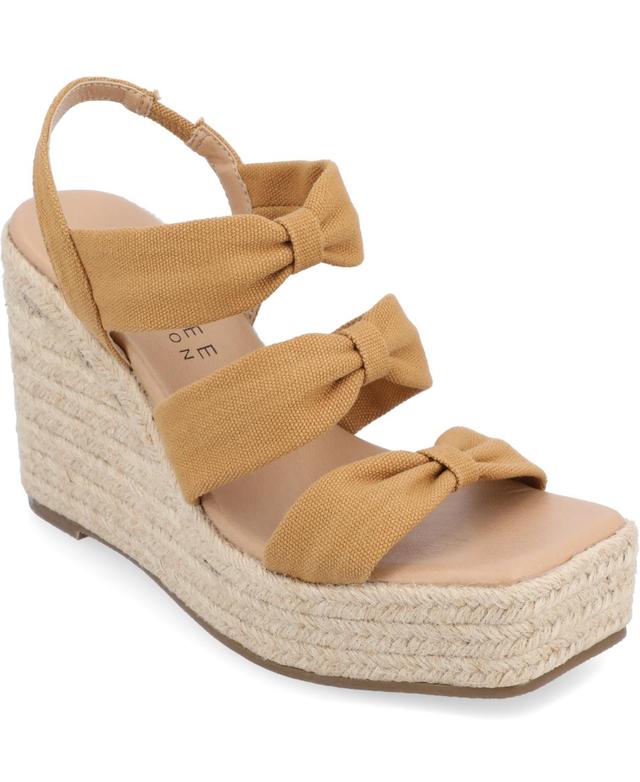 Journee Collection Womens Santorynn Platform Wedge Sandal Womens Shoes Product Image