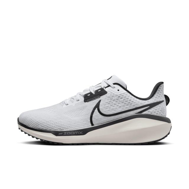 Nike Mens Nike Vomero 17 - Mens Shoes White/Black/Pure Platinum Product Image