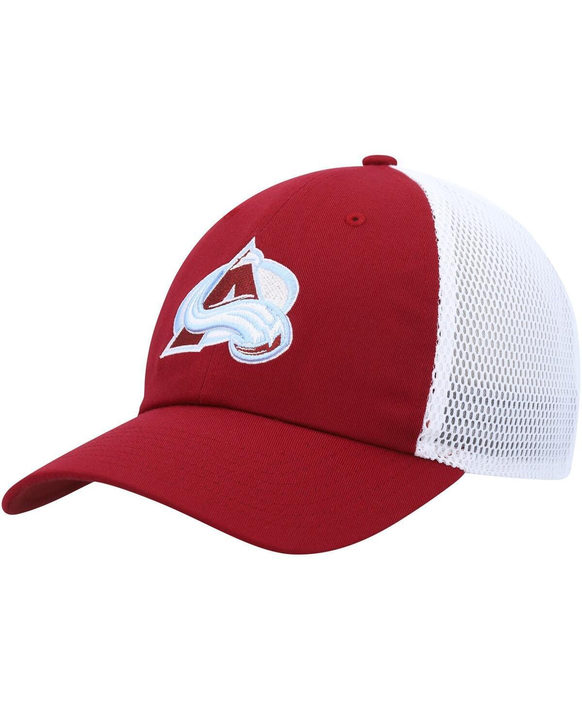 Mens adidas Burgundy Colorado Avalanche Color Pop Trucker Adjustable Hat Product Image