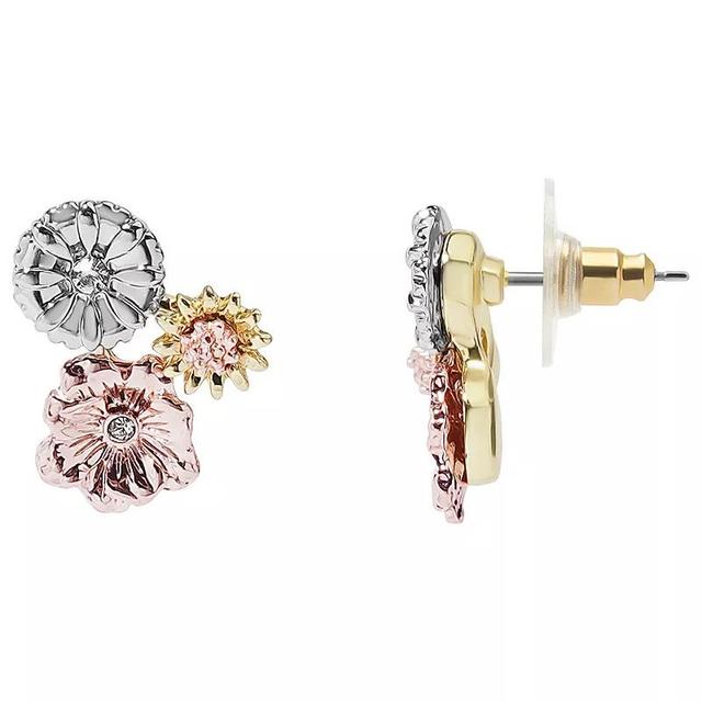 LC Lauren Conrad Tritone Floral Post Earrings, Womens, None Product Image