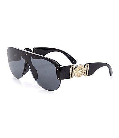 Versace Mens Ve4391 Shield 48mm Sunglasses Product Image