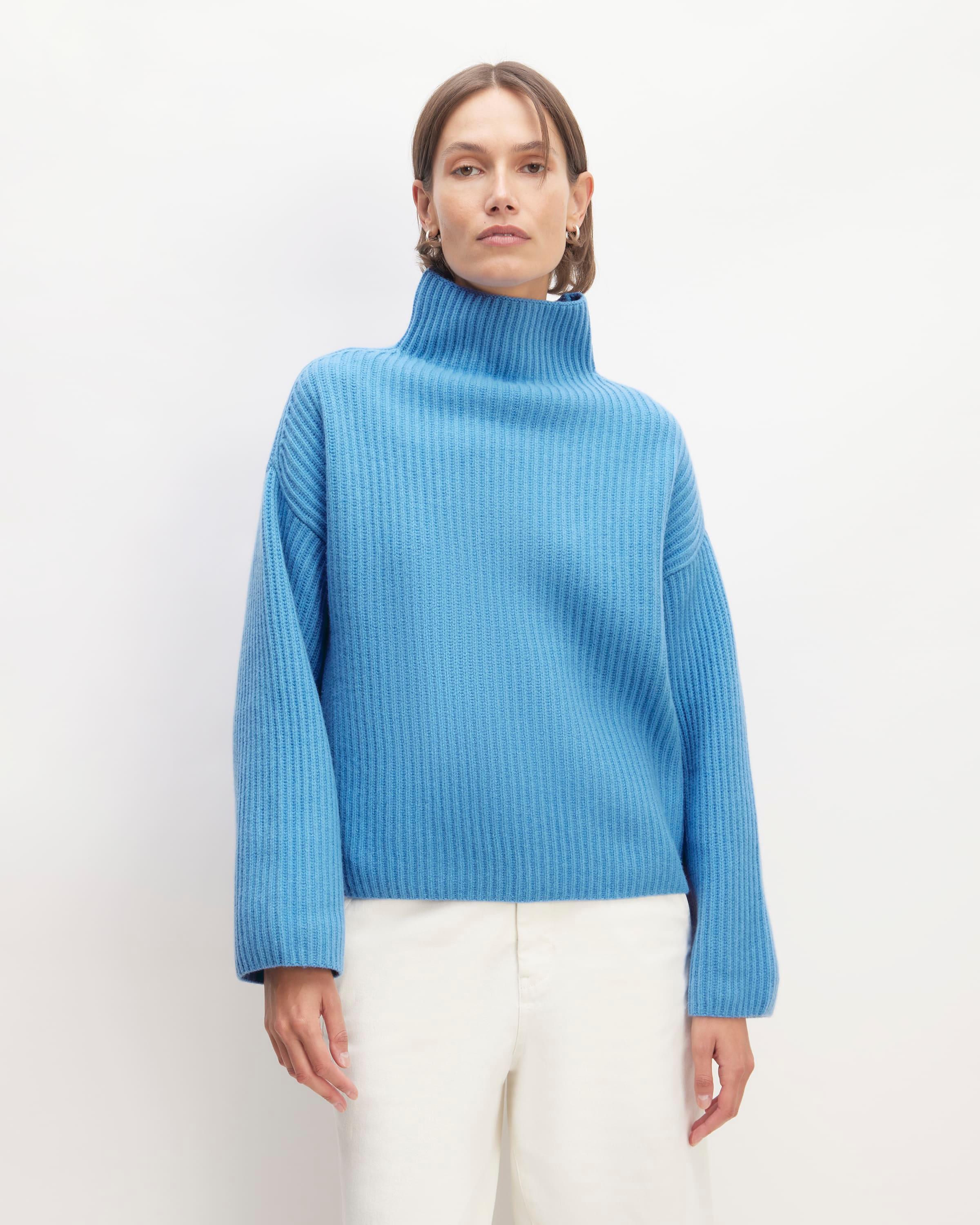 The Felted Merino Funnel-Neck Pullover Product Image